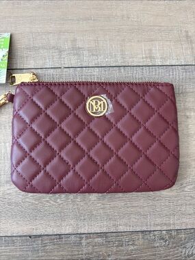 Badgley Mischka Vegan Leather Wristlet